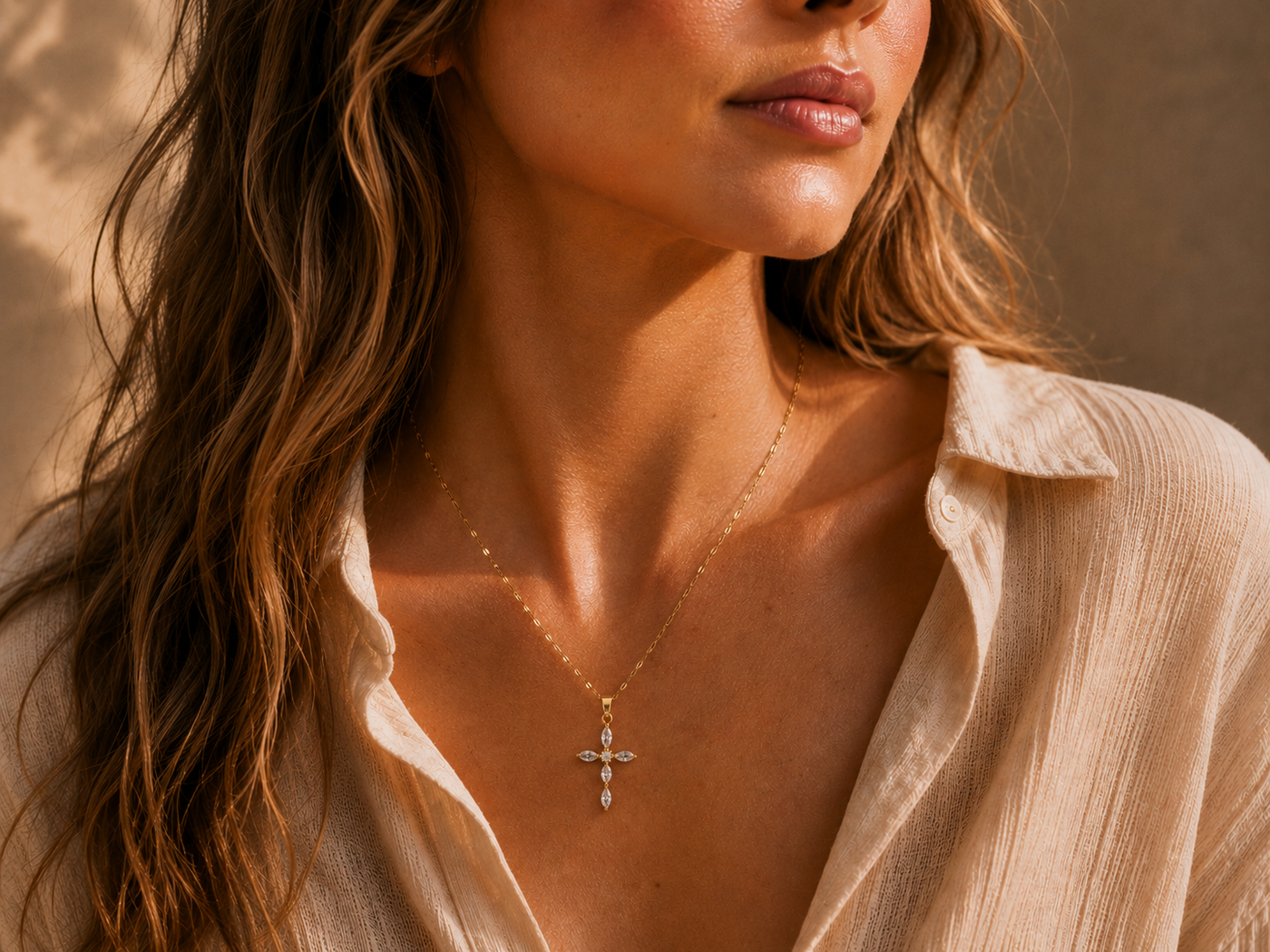 Collier Croix Chrétienne