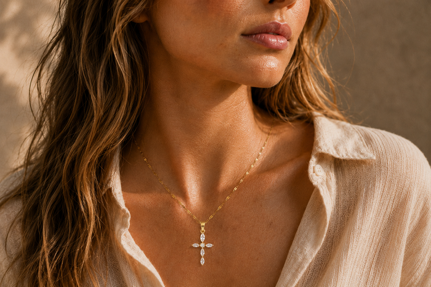 Collier Croix Chrétienne