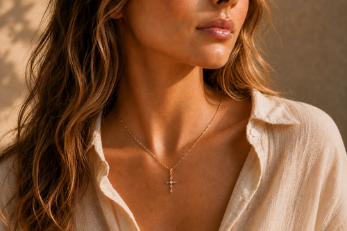 Collier Croix Chrétienne