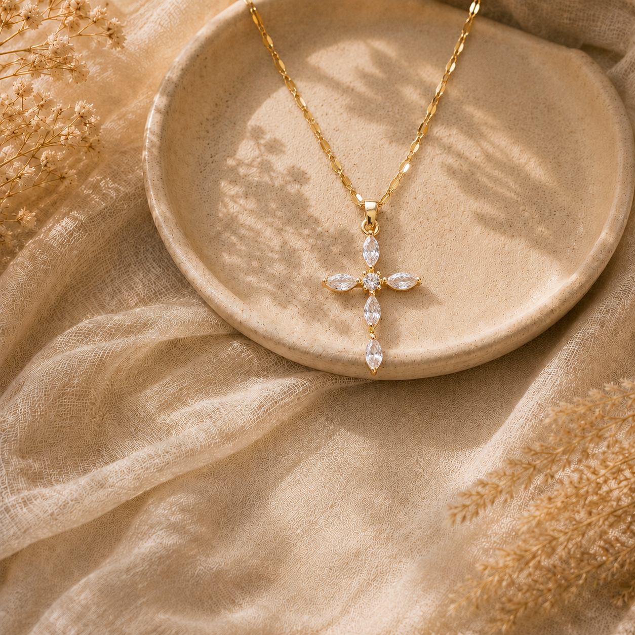 Collier Croix Chrétienne